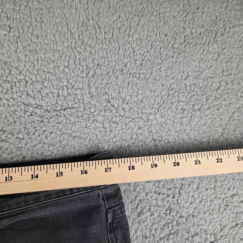 Proof Huckberry Jeans Mens 33x32 Black Denim Mid Rise Straight Leg Grunge - Picture 7 of 16
